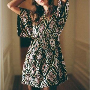 Anthropologie Amalia Sequin Tunic Dress size L